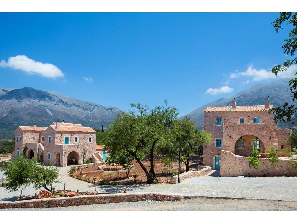 Pandora Aparthotel Pírgos Dhiroú Bagian luar foto