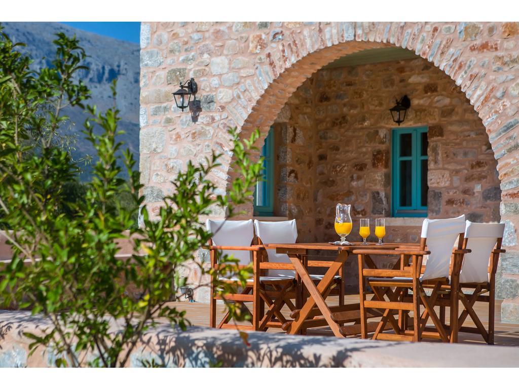 Pandora Aparthotel Pírgos Dhiroú Bagian luar foto