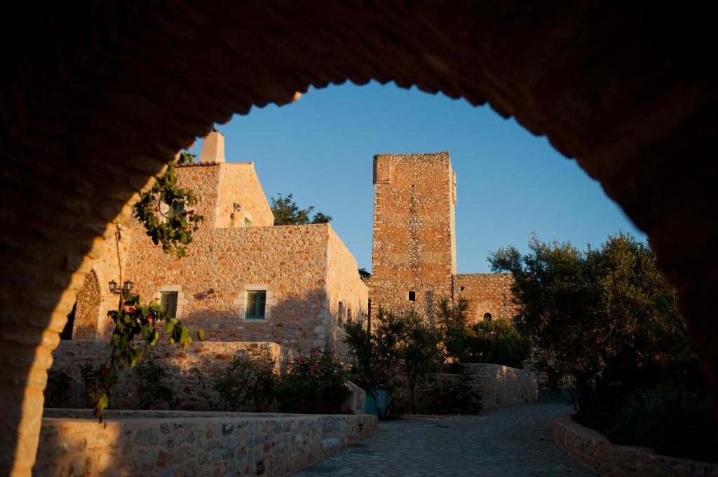 Pandora Aparthotel Pírgos Dhiroú Bagian luar foto